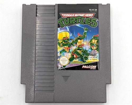 Teenage Mutant Hero Turtles - Original Æske - SCN - NES Spil (C Grade) (Genbrug)